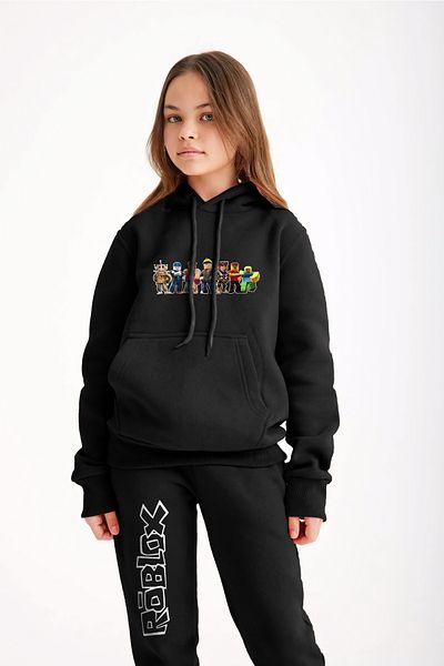 FEEL STYLE Σετ παιδικής φόρμας Roblox Printed 3 Thread Thick Breathable