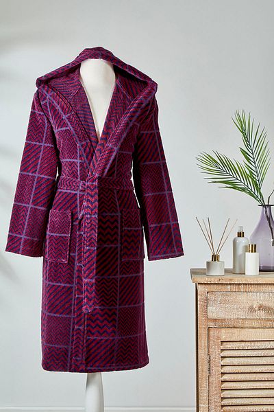 Özdilek Hawaii Maro Velvet Hooded Bathrobe