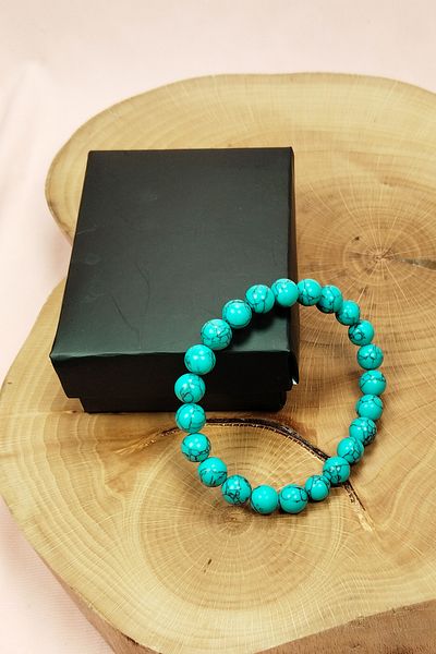 Royaleks Turquoise Natural Stone Bracelet Boxed