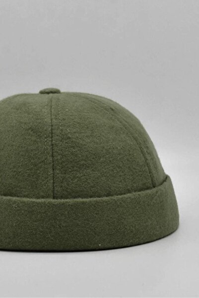 Külah Erkek Sokak Stili Yünlü Sipersiz Şapka Docker Cap