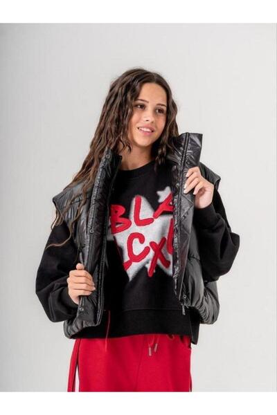 Zekids Κοριτσίστικο μαύρο γραπτό φούτερ