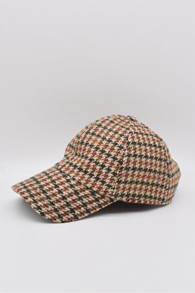 Külah Men's Baseball Cap Patterned Wool Winter Cap