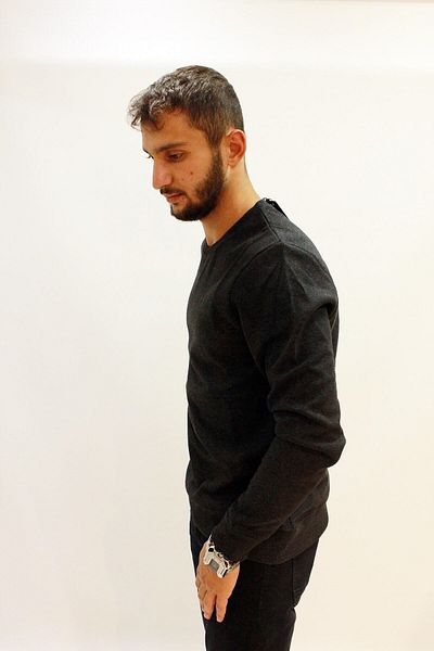 Cazador 5621 Плетено мъжко яке Selanik, черно