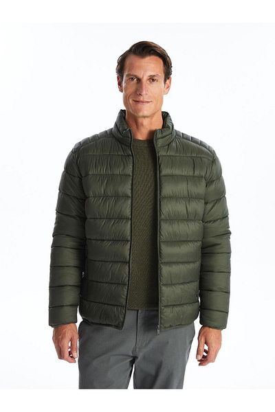 LC Waikiki Ανδρικό πουπουλένιο παλτό Standard Mold Stand Collar