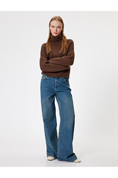 Koton Rolák s měkkou texturou - raglánové rukávy s detaily prošívání