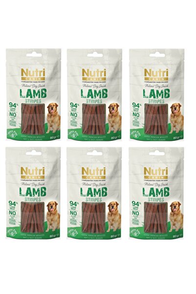Nutri Canin Kuzu Etli Fileto Tahılsız Köpek Ödülü 80 Gr. X 6 Adet