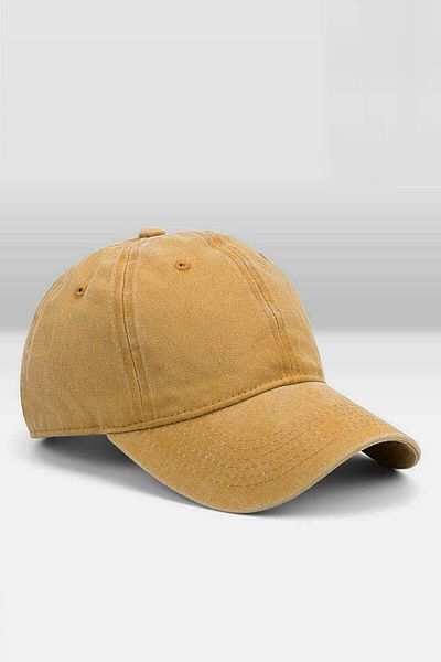 Külah Men's Vintage Hat Summer Outdoor Cap Beanies-mustard