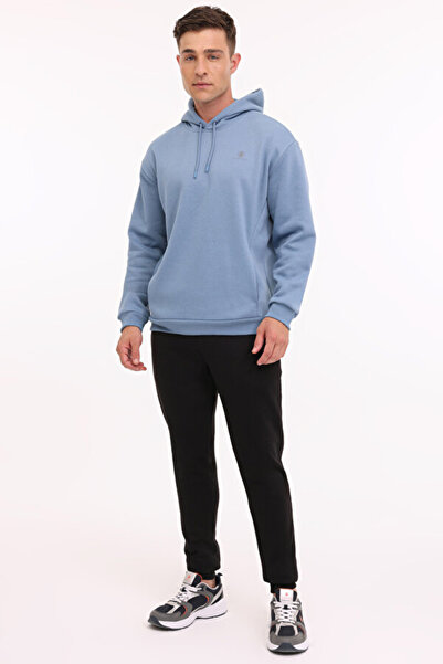 lumberjack 4w Mb Sn04 Hoodıe 4pr Erkek Sweat A101898502 K.pastel Mavi