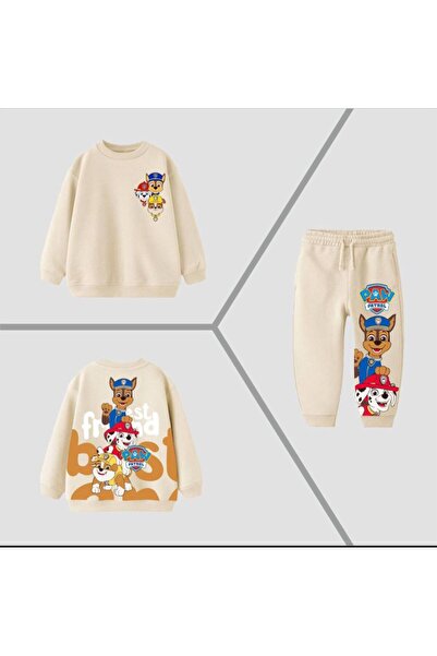 ASN APPAREL Kışlık Şardonlu 2- 5 Yaş Çocuk Alt Üst Takım