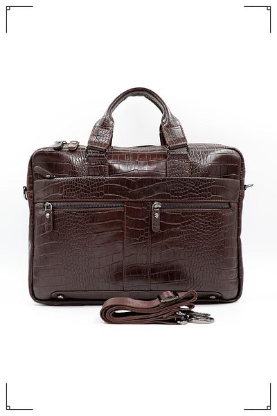 Derimo Leather حقيبة جلدية أصلية وحقيبة كمبيوتر محمول