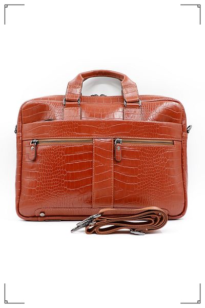Derimo Leather حقيبة جلدية أصلية وحقيبة كمبيوتر محمول