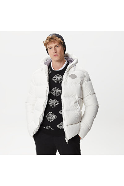 Lacoste Erkek Beyaz Mont