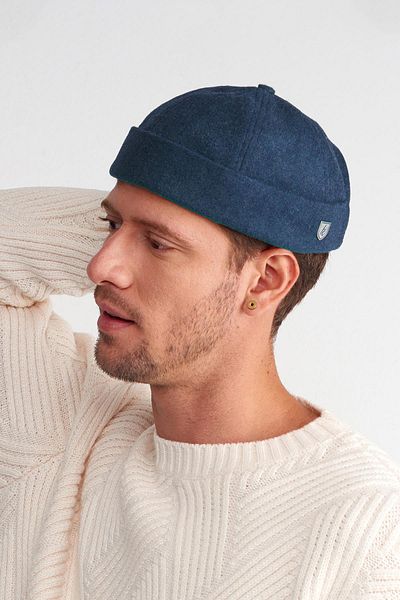 Külah Men's Street Style - Wool Brimless Docker Hat
