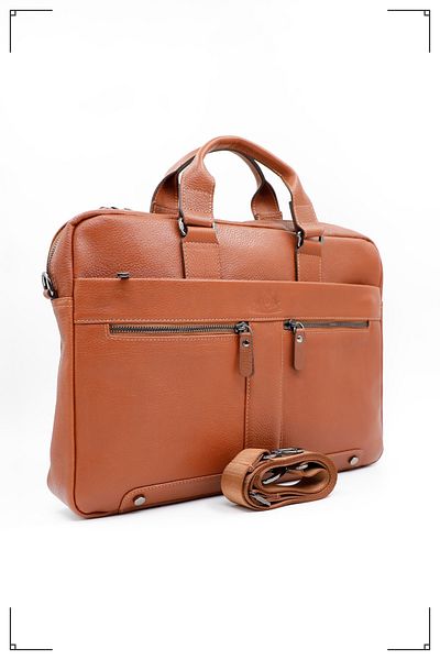 Derimo Leather حقيبة جلدية أصلية وحقيبة كمبيوتر محمول