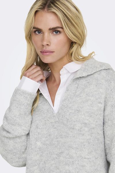 ONLY Onlmaggie Life - Ls Split Neck Cc Kent Grimelange 15324310