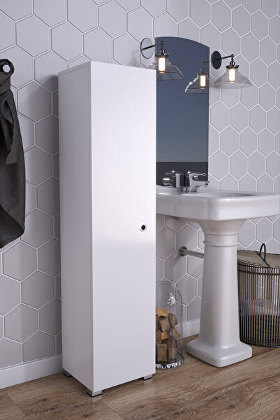 moka park avm Tek Kapaklı 6 Geniş Raflı Çok Amaçlı Dolap