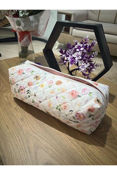 nartella Elittle Floral Pattern Hair Styling Travel Makeup Bag 2XL Large Size