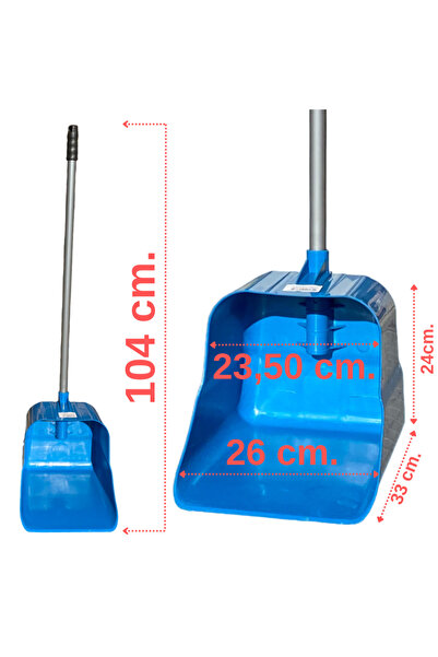 Mastermop Industrial Scavenger Dustpan with Metal Handle