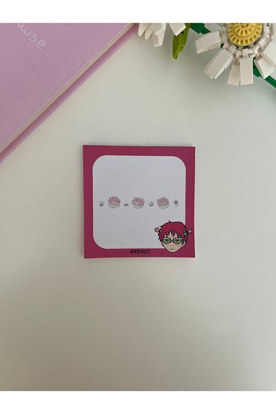 Hara Company Saiki K. 9X9 Size Memopad