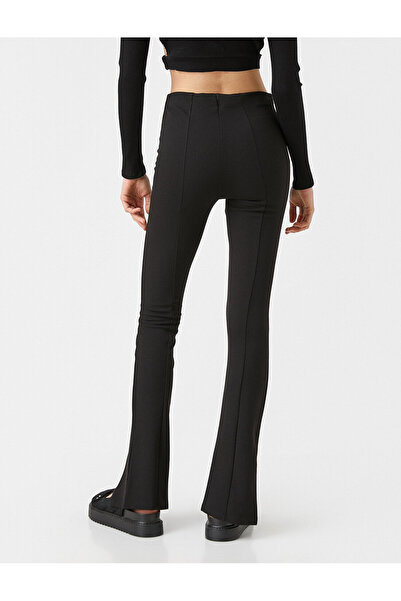 Koton Španělské kalhoty s rozparkem na nohavicích