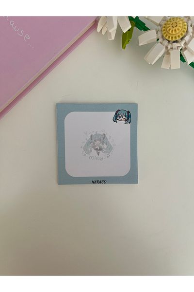 Hara Company Hatsune Miku - 9X9 Size Memopad