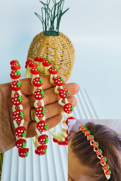 Nisankids Girl's Colorful Figured Flexible Crown