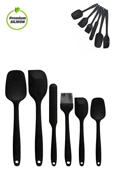 Berdina Home 6'lı Silikon Spatula Fırça Seti Pratik Yemek Hazırlık Gereçleri ...