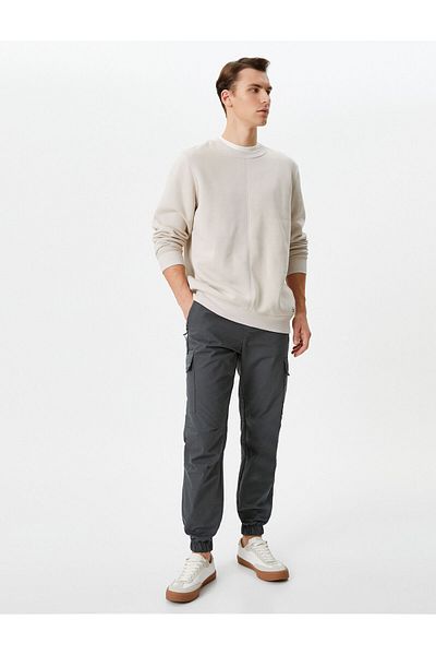 Koton Men's Clothing Trousers 4wam40124hw Gray