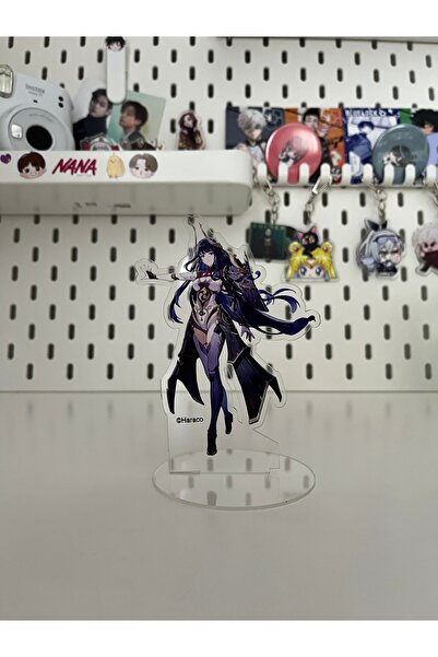 Hara Company Genshin Impact Oyunu Raiden Oyun Akrilik Figür Standı