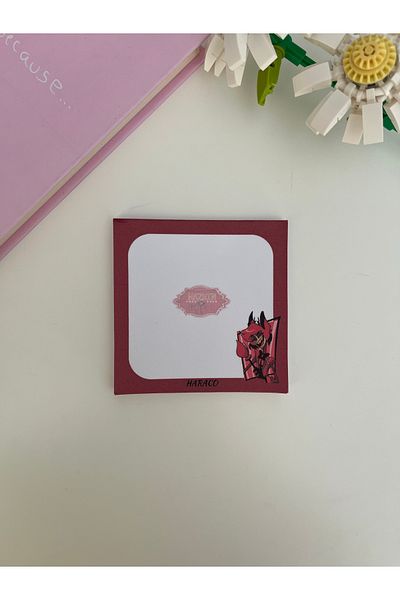 Hara Company Hazbin Hotel Alastor 9X9 Size Memopad