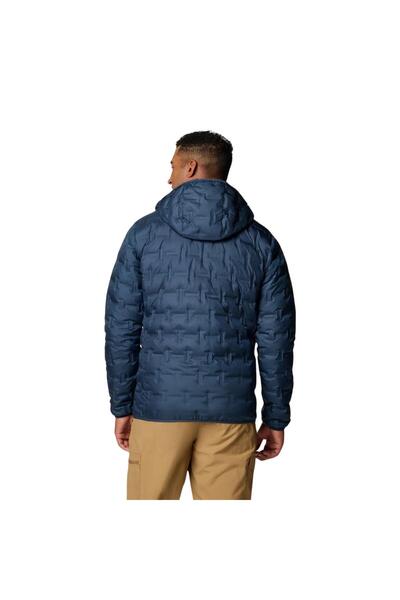 Columbia Delta Ridge Ii down Hooded Jacket Men's Navy Blue Coat
