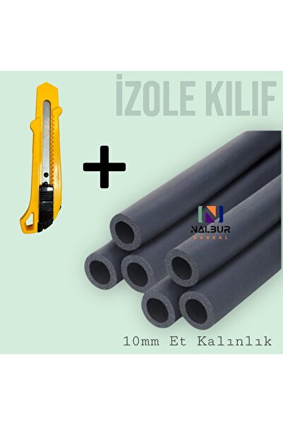 Nalbur Bakkal 22 Mm Boru Kılıfı 2 Mt Polietilen 10 Mm Et Kalınlıgı 20 Lik 1/2...