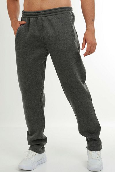 Marco Ferry Large Size Flato Pocket Ribbed Men's Sweatpants - Anthracite Melange, Winter Edy 201157 A