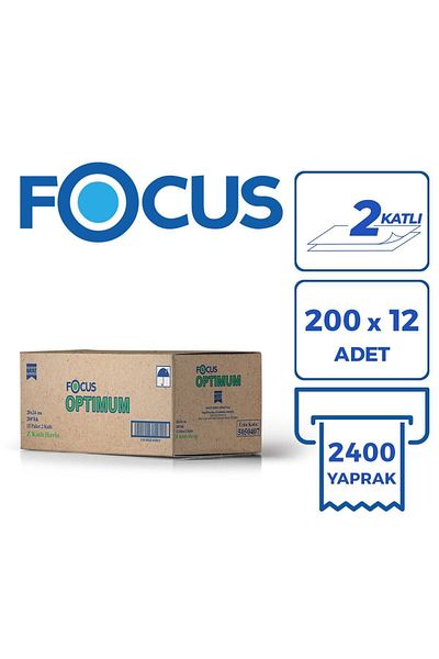 Focus Optimum Z Folded Towels 36 Packs of 200 20 X 24 Cm