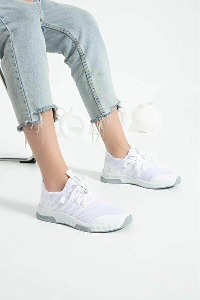 Scarpebutik Unisex Striped Shoes Soft Lightweight Running Breathable Sports Sneaker Shoes