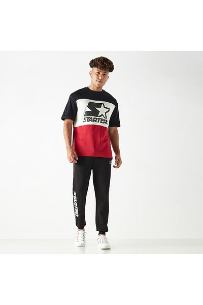 Starter Print Crew Neck T-shirt with Short Sleeves