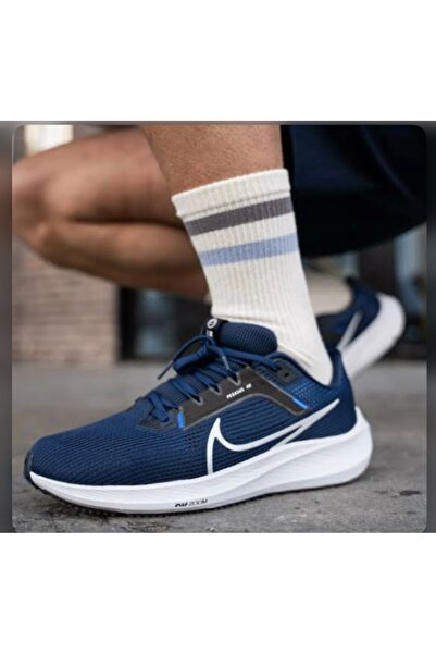 Nike Air Zoom Pegasus 40 Lacivert Erkek Koşu Ayakkabısı DV3853-400 (1 BEDEN BÜYÜK ALINIZ)