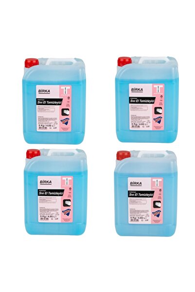 BİRKA منظف الأيدي السائل لوكس بيركا - 5 كجم × 4 قطع