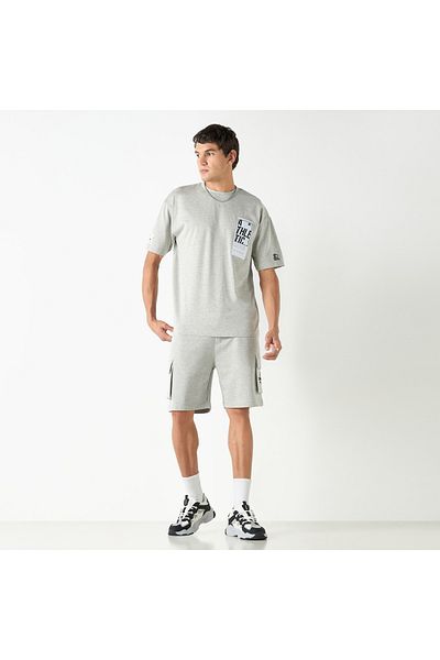 Starter Printed T-shirt with Crew Neck and Short Sleeves