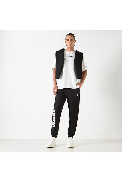 Starter Typographic Print T-shirt with Short Sleeves and Crew Neck