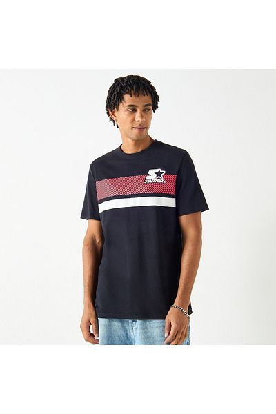 Starter Printed Crew Neck T-shirt with Short Sleeves
