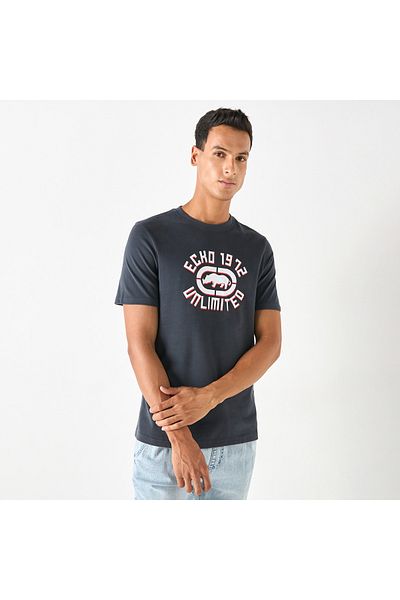 ECKO Unltd Typographic Print Crew Neck T-shirt