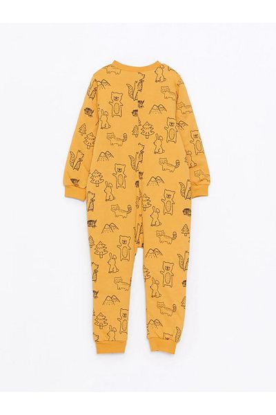 LC Waikiki Lcw Baby Matte Yellow Printed 1 Tog Fiber Baby Girl Sleeping Bag