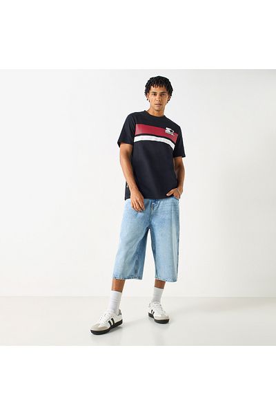 Starter Printed Crew Neck T-shirt with Short Sleeves