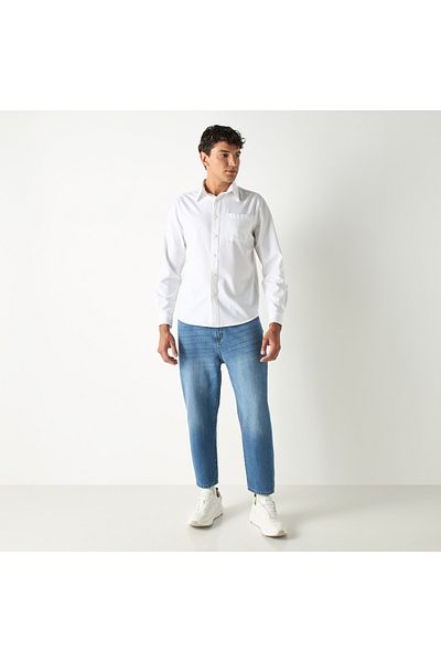 Lee Cooper Shirt with Long Sleeves and Button Placket