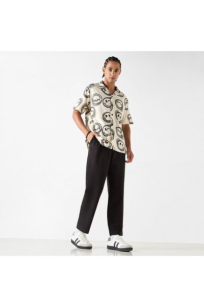 SP Characters All-Over SmileyWorld Print Shirt with Short Sleeves