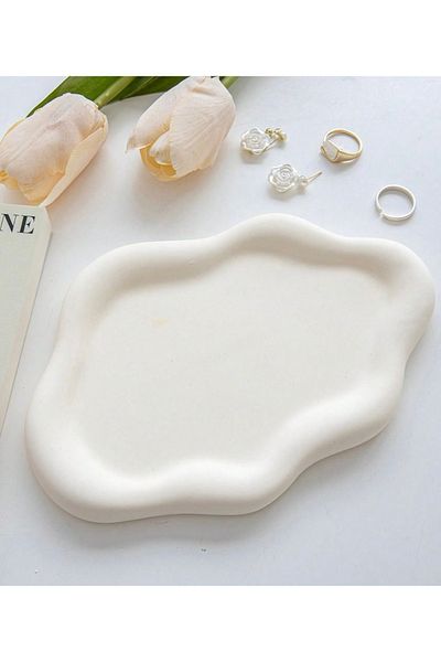 thiramis homeconcept White Irregular Pinterest Cinnamon Tray