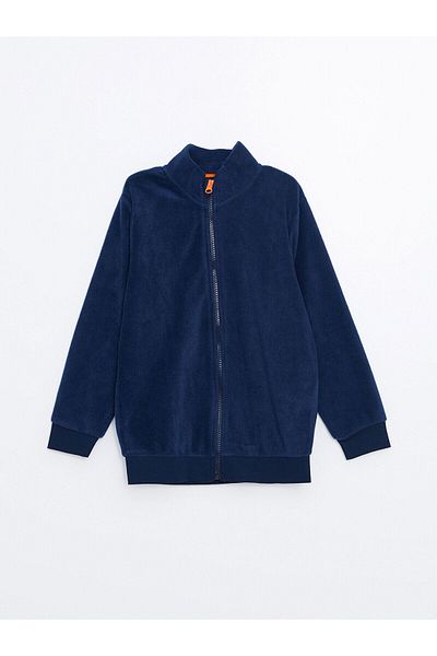 LC Waikiki Lw - Stand Collar Fleece Boy's Pajama Top