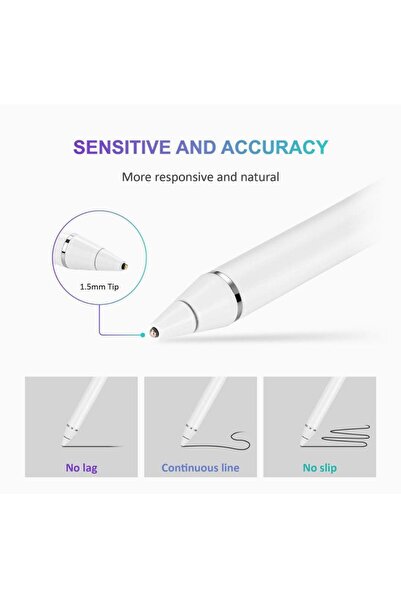 CoverCenter Xiaomi Pad 6 Compatible Pen Android Touch Writing Drawing Pen Active Stylus Pen