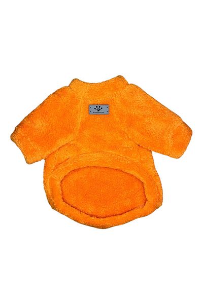 PetiliDünya Orange Wellsoft Cat Dog Suit (in Soft and Warm Structure)